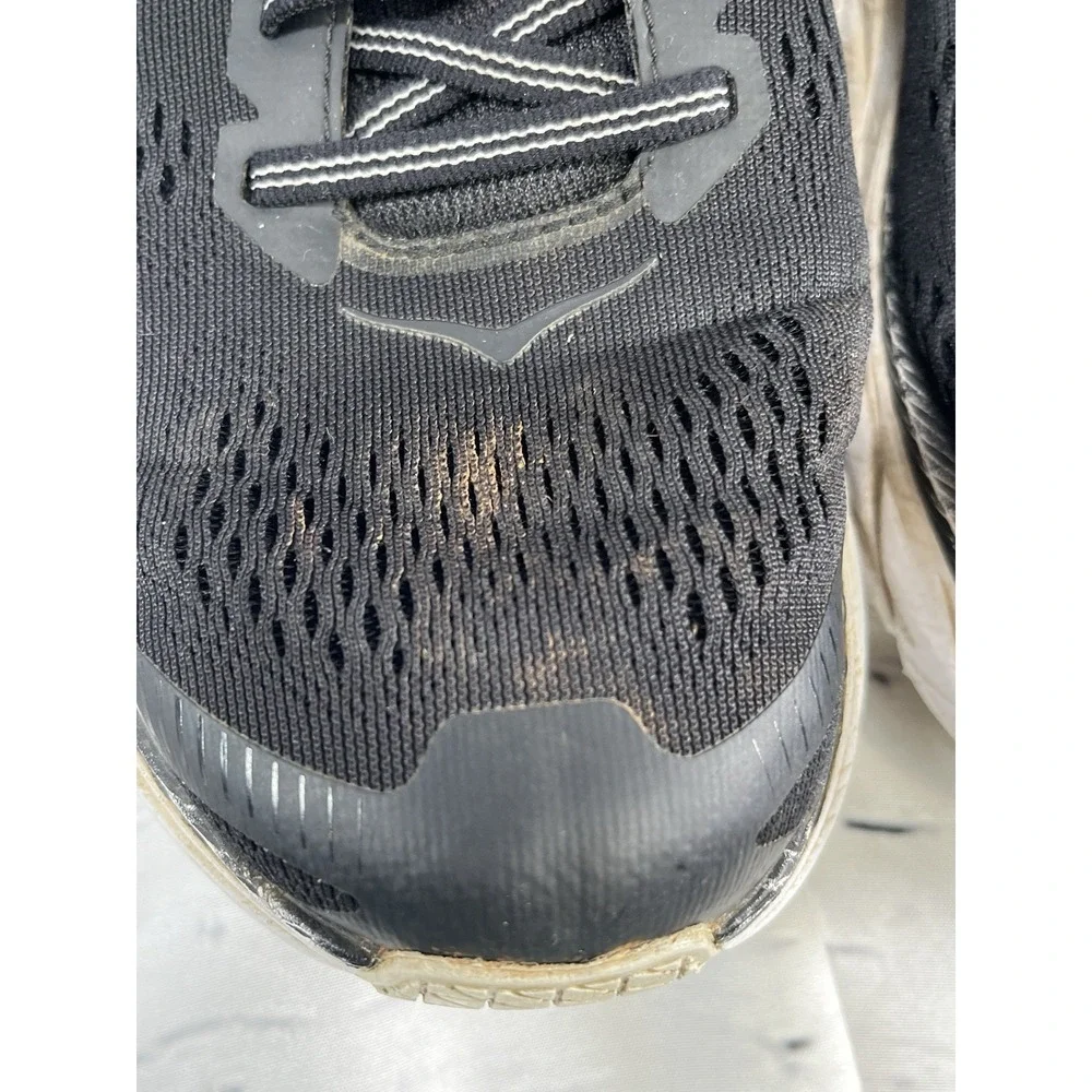 Size 9 - Hoka One One Clifton 6 Black - 1102873-BWHT‎ Used Fair Condition